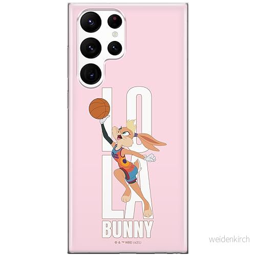 ERT GROUP mobiltelefonfodral för Samsung S22 ULTRA originalt och officiellt licensierat Looney Tunes mönster Space Jam 028 anpassad till formen på mobiltelefonen, fodral tillverkad av TPU plast 5905511065331