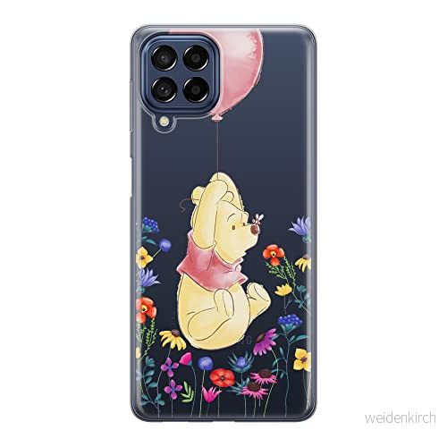 ERT GROUP mobiltelefonfodral för Samsung M33 5G originalt och officiellt licensierat Disney mönster Winnie the Pooh and Friends 028 anpassad till formen på mobiltelefonen, gedeeltelijk transparant 5905511346690