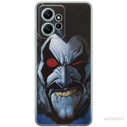 ERT GROUP mobiltelefonfodral för Xiaomi REDMI NOTE 12 4G originalt och officiellt licensierat DC mönster Lobo 001 optimalt anpassad till formen på mobiltelefonen, fodral tillverkad av TPU plast 5905511952778