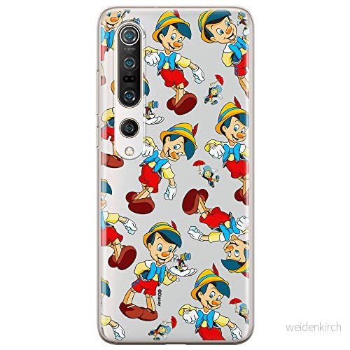 ERT GROUP mobiltelefonfodral för Xiaomi MI 10 / PRO originalt och officiellt licensierat Disney mönster Pinocchio 002 optimalt anpassad till formen på mobiltelefonen, gedeeltelijk transparant 5905131814876