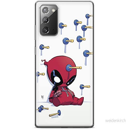 ERT GROUP mobiltelefonfodral för Samsung GALAXY NOTE 20 originalt och officiellt licensierat Marvel mönster Deadpool 005 optimalt anpassad till formen på mobiltelefonen, fodral tillverkad av TPU plast 5903040451014