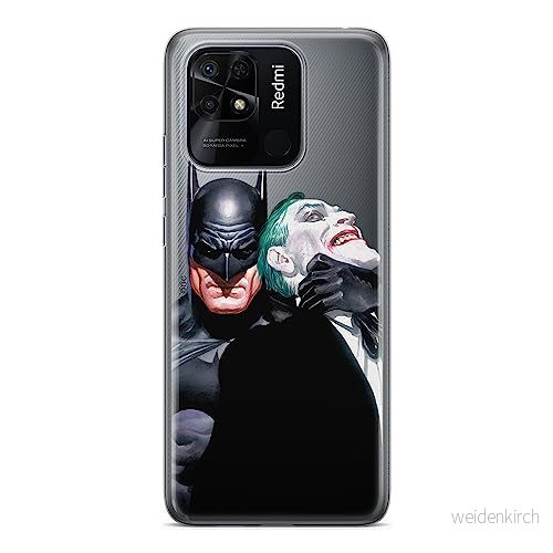ERT GROUP mobiltelefonfodral för Xiaomi REDMI 10C originalt och officiellt licensierat DC mönster Batman & Joker 001 optimalt anpassad till formen på mobiltelefonen, gedeeltelijk transparant 5905511540180