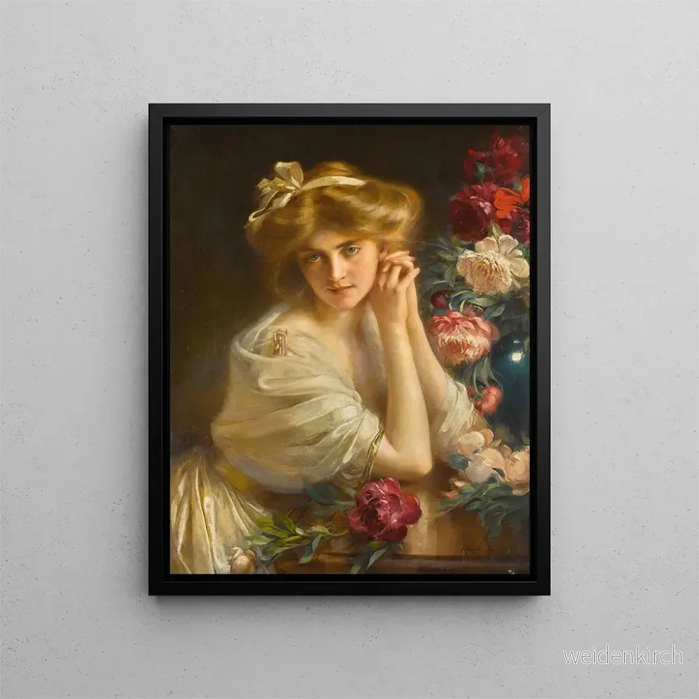 Målning avlång lugn – Albert Lynch | Konsttryck