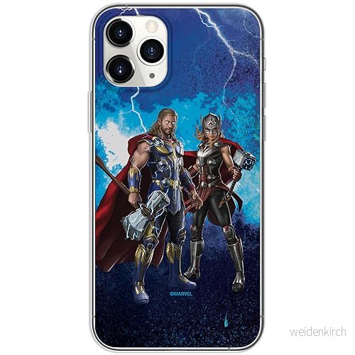 ERT GROUP mobiltelefonfodral för Iphone 11 PRO originalt och officiellt licensierat Marvel mönster Thor 009 optimalt anpassad till formen på mobiltelefonen, fodral tillverkad av TPU plast 5904805172540