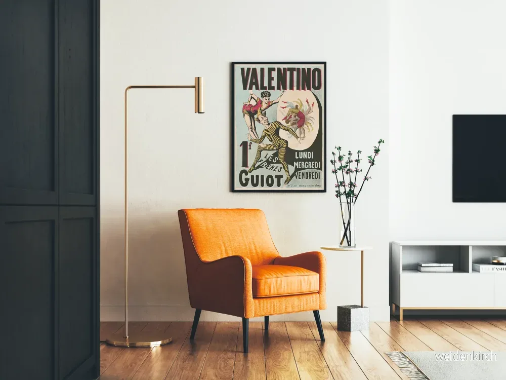 Vintageposter Valentino Les Frères Guiot för väggdekoration - Bild 2