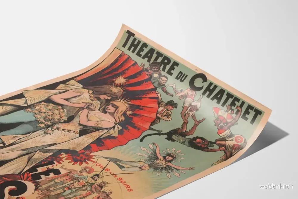 Vintageposter Théâtre du Châtelet Le Prince Soleil - Konstnärlig Väggdekoration - Bild 3