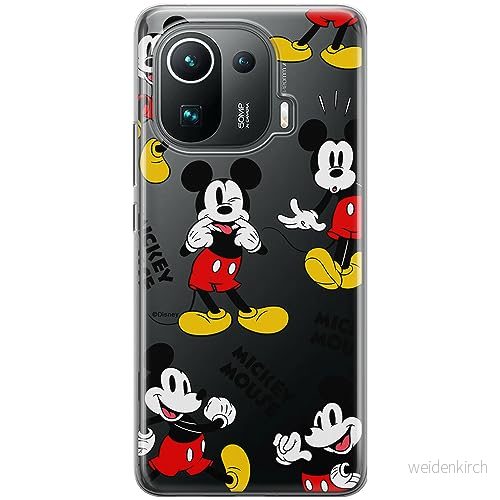 ERT GROUP mobiltelefonfodral för Xiaomi MI 11 PRO originalt och officiellt licensierat Disney mönster Mickey 050 optimalt anpassad till formen på mobiltelefonen, gedeeltelijk transparant 5905795031817