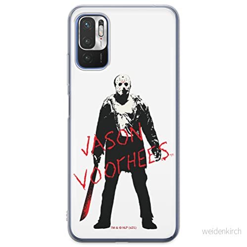 ERT GROUP mobiltelefonfodral för Xiaomi REDMI NOTE 10 5G / POCO M3 PRO originalt och officiellt licensierat Horror mönster Friday the 13th 017, fodral tillverkad av TPU plast 5905511120276