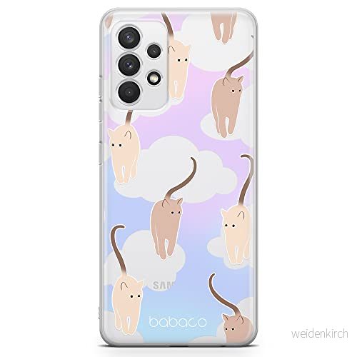 ERT GROUP mobiltelefonfodral för Samsung A32 4G LTE originalt och officiellt licensierat Babaco mönster Cats 015 optimalt anpassad till formen på mobiltelefonen, gedeeltelijk transparant 5905131117533