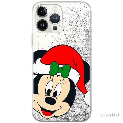 ERT GROUP mobiltelefonfodral för Apple Iphone 7 PLUS/ 8 PLUS originalt och officiellt licensierat Disney mönster Minnie 060 Vit anpassad till formen på mobiltelefonen, med glitter overflow effekt 5903932095135