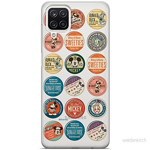 ERT GROUP mobiltelefonfodral för Samsung A12 / M12 originalt och officiellt licensierat Disney mönster Mickey & Friends 003 optimalt anpassad till formen på mobiltelefonen, gedeeltelijk transparant 5903040091920