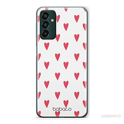 ERT GROUP mobiltelefonfodral för Samsung M13 4G originalt och officiellt licensierat Babaco mönster Hearts 004 optimalt anpassad till formen på mobiltelefonen, gedeeltelijk transparant 5905511334116