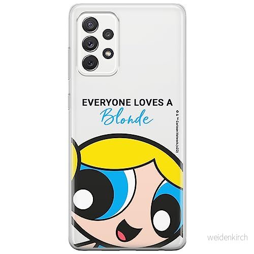 ERT GROUP mobiltelefonfodral för Samsung A52 5G / LTE 4G A52S originalt och officiellt licensierat The Powerpuff Girls mönster 012, gedeeltelijk transparant 5905511961657
