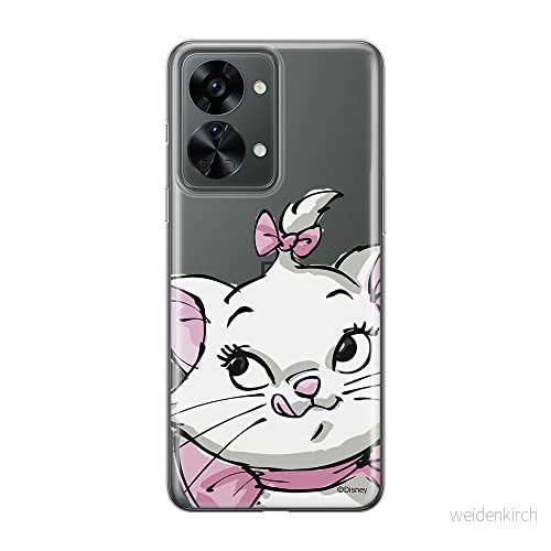 ERT GROUP mobiltelefonfodral för Oneplus NORD 2T 5G originalt och officiellt licensierat Disney mönster Marie 001 optimalt anpassad till formen på mobiltelefonen, gedeeltelijk transparant 5905511266455