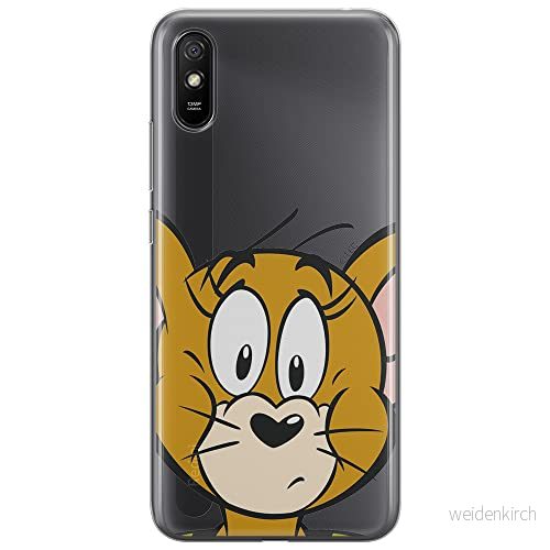 ERT GROUP mobiltelefonfodral för Xiaomi REDMI 9A originalt och officiellt licensierat Tom and Jerry mönster 002 optimalt anpassad till formen på mobiltelefonen, gedeeltelijk transparant 5903040367605
