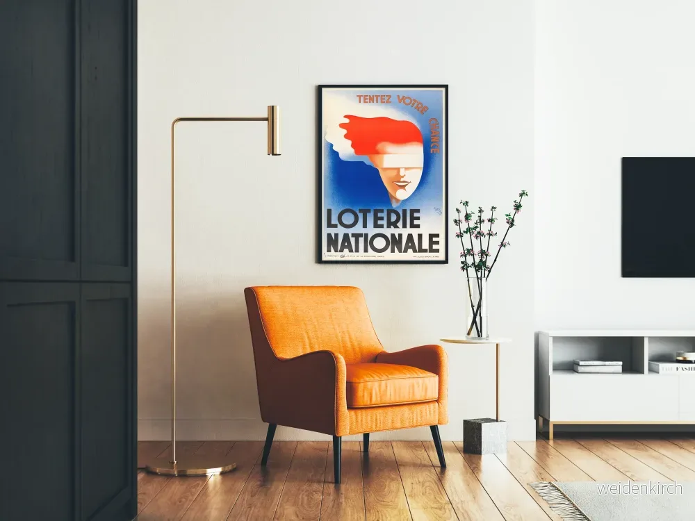 Vintageaffisch National Lottery – Testa din tur - Bild 2