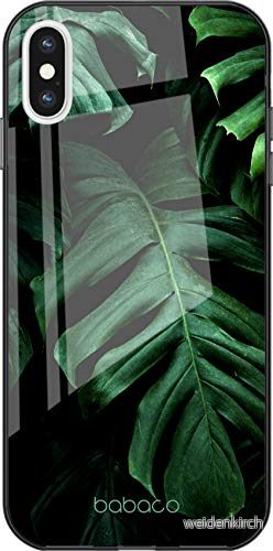 ERT GROUP mobiltelefonfodral för Apple Iphone X/XS originalt och officiellt licensierat Babaco mönster Plants 003 tillverkad av härdat glas, optimalt anpassat till mobilens form, skyddsfodral 5903537742885