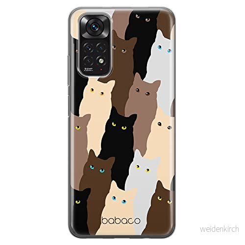 ERT GROUP mobiltelefonfodral för Xiaomi REDMI 10 originalt och officiellt licensierat Babaco mönster Cats 001 anpassad till formen på mobiltelefonen, fodral tillverkad av TPU plast 5905131057228