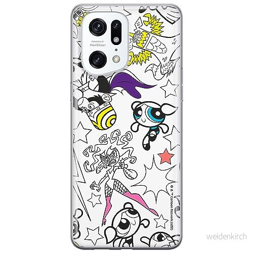 ERT GROUP mobiltelefonfodral för Oppo FIND X5 PRO originalt och officiellt licensierat The Powerpuff Girls mönster 017, fodral tillverkad av TPU plast 5905511965495