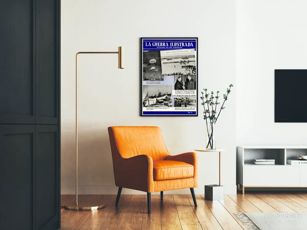 Vintageposter La Guerra Ilustrada - Historisk väggdekoration - Bild 2