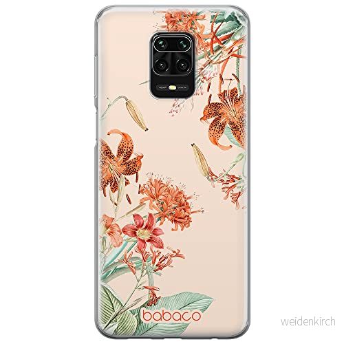 ERT GROUP mobiltelefonfodral för Xiaomi REDMI NOTE 9 PRO/ 9S originalt och officiellt licensierat Babaco mönster Flowers 057 anpassad till formen på mobiltelefonen, fodral tillverkad av TPU plast 5905131366306