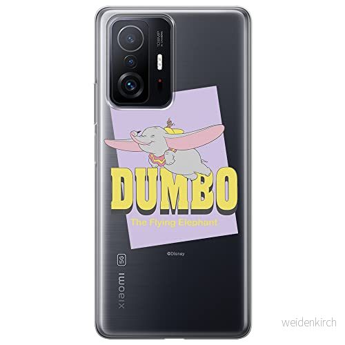 ERT GROUP mobiltelefonfodral för Xiaomi 11T 5G / PRO originalt och officiellt licensierat Disney mönster Dumbo 005 optimalt anpassad till formen på mobiltelefonen, gedeeltelijk transparant 5904805552199