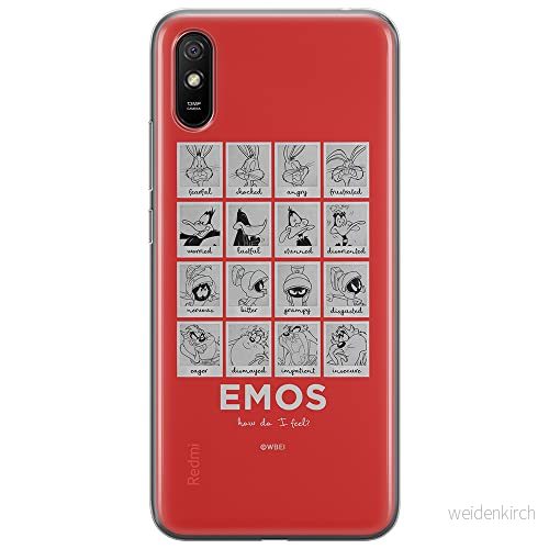 ERT GROUP mobiltelefonfodral för Xiaomi REDMI 9A originalt och officiellt licensierat Looney Tunes mönster 008 optimalt anpassad till formen på mobiltelefonen, fodral tillverkad av TPU plast 5903040298862