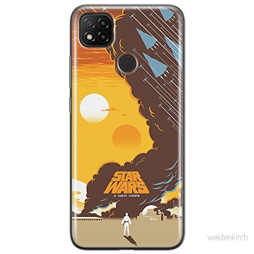 ERT GROUP mobiltelefonfodral för Xiaomi REDMI 9C originalt och officiellt licensierat Star Wars mönster 027 optimalt anpassad till formen på mobiltelefonen, fodral tillverkad av TPU plast 5903040284797