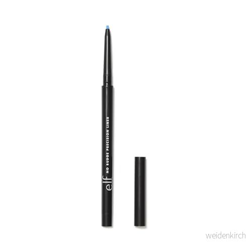 e.l.f. No Budge Precision eyeliner Långvarig krämig med ultrafin spets för exakt applicering, vegansk och inte testad på djur, Cerulean 609332817760