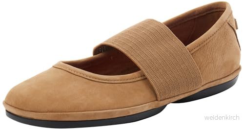Camper dam Right Nina stängda ballerinaskor, Medelbrun 251, 40 EU 8432936745137