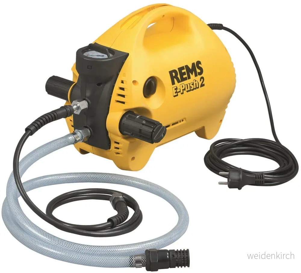 REMS E-Push Provtryckningspump elektrisk 60 bar/870 psi 4039976120289