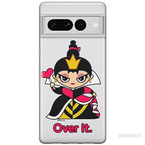 ERT GROUP mobiltelefonfodral för Google PIXEL 7 PRO originalt och officiellt licensierat Disney mönster Queen of Hearts 001 optimalt anpassad till formen på mobiltelefonen, gedeeltelijk transparant 5905795173005