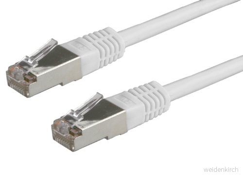 ROLINE LAN kabel med Ethernet nätverkskabel RJ 45 Cat 5e S/FTP grå 3 m 7611990136919