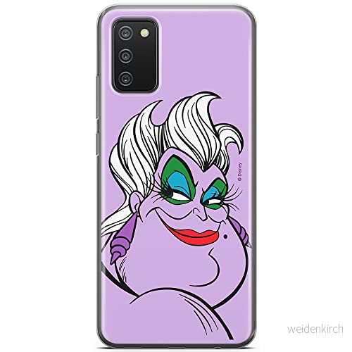 ERT GROUP mobiltelefonfodral för Samsung A02S originalt och officiellt licensierat Disney mönster Ursula 001 optimalt anpassad till formen på mobiltelefonen, fodral tillverkad av TPU plast 5903040225967