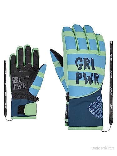 Ziener LIWA Skid och vintersporthandskar för flickor vattentäta, primaloft trend, pastellgrön, 5,5 4063833834491 Ziener LIWA Skid och vintersporthandskar för flickor vattentäta, primaloft trend, pastellgrön, 5,5 4063833834491