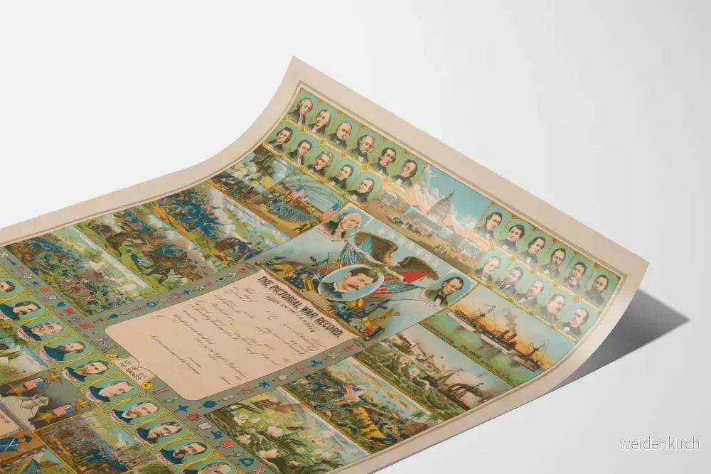 Historisk Amerikansk Krigsaffisch - The Pictorial War Record - Bild 3