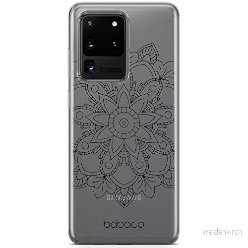 ERT GROUP mobiltelefonfodral för Samsung S20 ULTRA / S11 PLUS originalt och officiellt licensierat Babaco mönster Mandalas 006 anpassad till formen på mobiltelefonen, gedeeltelijk transparant 5904805839603