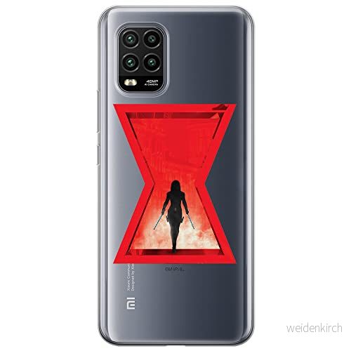 ERT GROUP mobiltelefonfodral för Xiaomi MI 10 LITE originalt och officiellt licensierat Marvel mönster Black Widow 009 optimalt anpassad till formen på mobiltelefonen, gedeeltelijk transparant 5903537145242