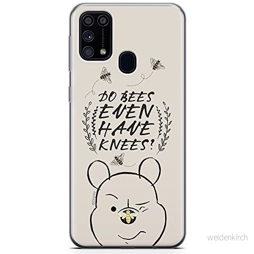 ERT GROUP mobiltelefonfodral för Samsung M31 originalt och officiellt licensierat Disney mönster Winnie the Pooh and friends 011 anpassad till formen på mobiltelefonen, fodral tillverkad av TPU plast 5904805480621