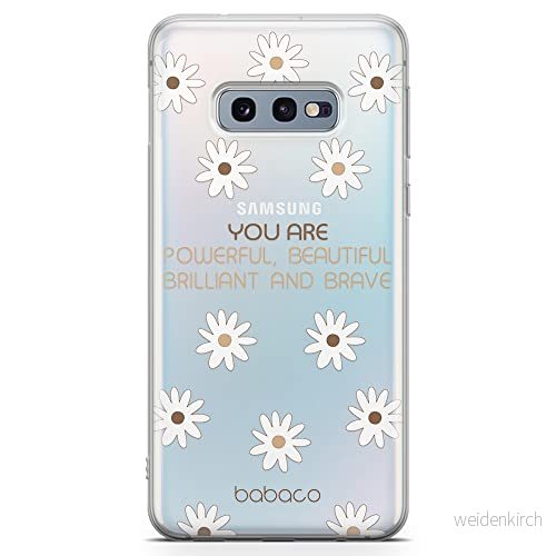 ERT GROUP mobiltelefonfodral för Samsung S10e originalt och officiellt licensierat Babaco mönster Positive vibes 003 optimalt anpassad till formen på mobiltelefonen, gedeeltelijk transparant 5903932969160