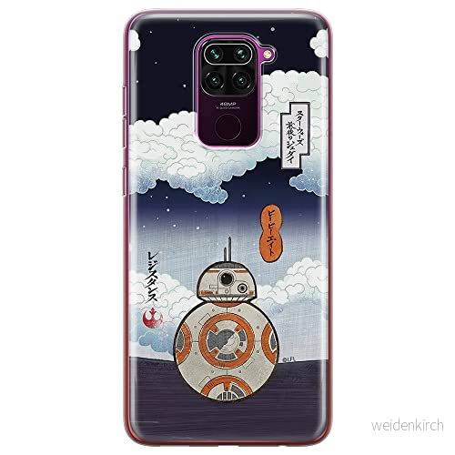 ERT GROUP mobiltelefonfodral för Xiaomi REDMI NOTE 9 originalt och officiellt licensierat Star Wars mönster BB 8 011 optimalt anpassad till formen på mobiltelefonen, fodral tillverkad av TPU plast 5903040333723
