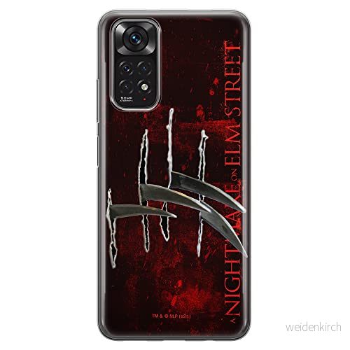 ERT GROUP mobiltelefonfodral för Xiaomi REDMI 10 originalt och officiellt licensierat Horror mönster Nightmare of Elm Street 004, fodral tillverkad av TPU plast 5905511079147