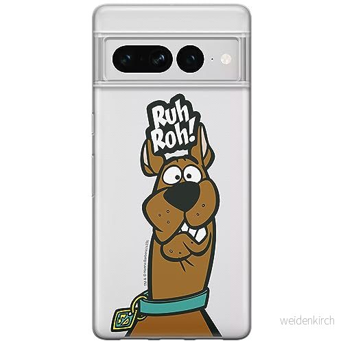 ERT GROUP mobiltelefonfodral för Google PIXEL 7 PRO originalt och officiellt licensierat Scooby Doo mönster 007 optimalt anpassad till formen på mobiltelefonen, gedeeltelijk transparant 5905795180829