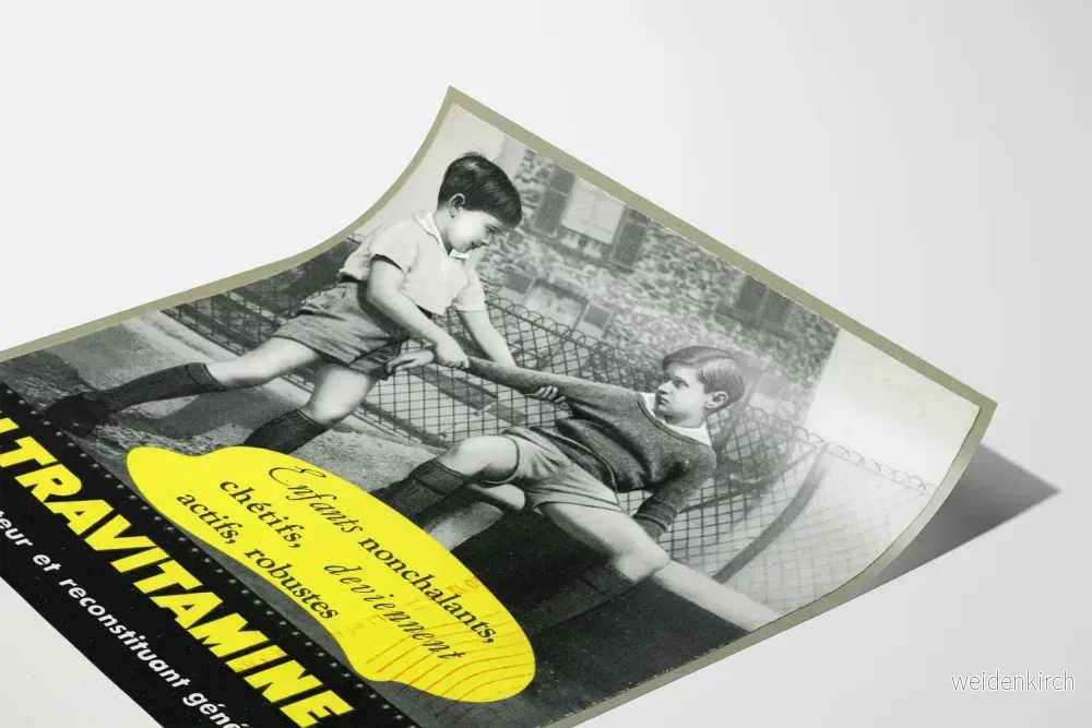 Vintageaffisch Ultravitatmine 4 för väggdekoration för barn - Bild 3