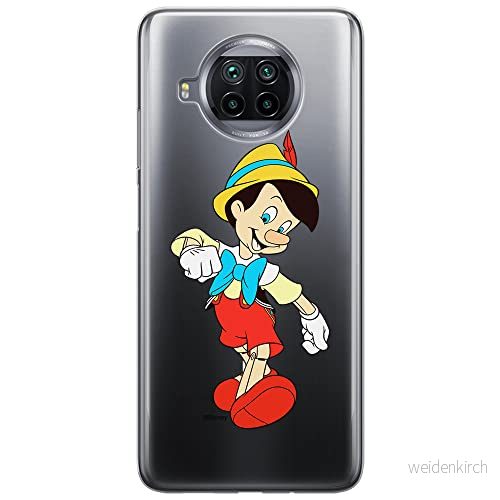 ERT GROUP mobiltelefonfodral för Xiaomi MI 10T LITE/REDMI NOTE 9 PRO 5G originalt och officiellt licensierat Disney mönster Pinocchio 001, gedeeltelijk transparant 5905131140814