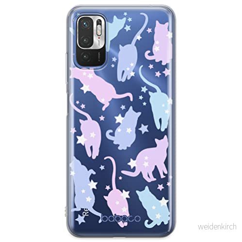 ERT GROUP mobiltelefonfodral för Xiaomi REDMI NOTE 10 5G / POCO M3 PRO originalt och officiellt licensierat Babaco mönster Cats 016 anpassad till formen på mobiltelefonen, gedeeltelijk transparant 5905131104489