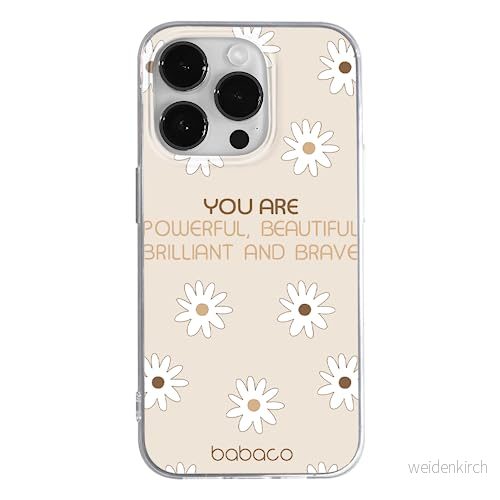 ERT GROUP mobiltelefonfodral för Apple Iphone 14 PRO MAX originalt och officiellt licensierat Babaco mönster Positive vibes 003 anpassad till formen på mobiltelefonen, fodral tillverkad av TPU plast 5905131933782