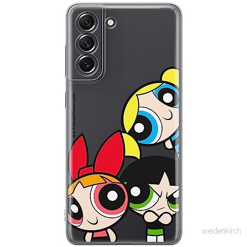 ERT GROUP mobiltelefonfodral för Samsung S21 FE originalt och officiellt licensierat The Powerpuff Girls mönster 015, gedeeltelijk transparant 5905511963811