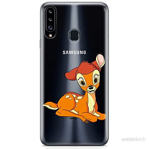 ERT GROUP mobiltelefonfodral för Samsung A20S originalt och officiellt licensierat Disney mönster Bambi 016 optimalt anpassad till formen på mobiltelefonen, gedeeltelijk transparant 5905131165442