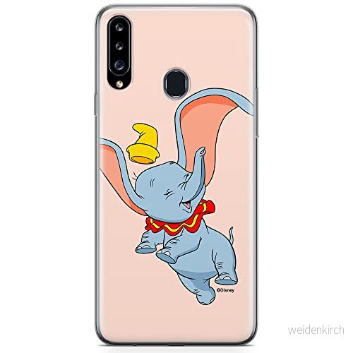 ERT GROUP mobiltelefonfodral för Samsung A20S originalt och officiellt licensierat Disney mönster Dumbo 015 optimalt anpassad till formen på mobiltelefonen, fodral tillverkad av TPU plast 5905131181077